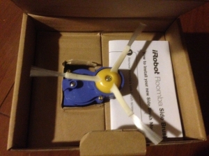 Replacement side brush module with brushes included