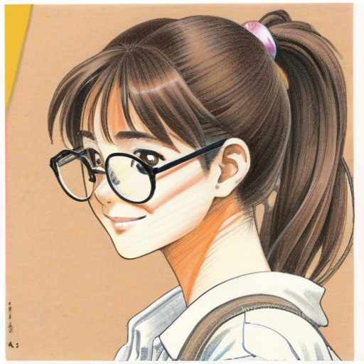IoT女子：基板を観察するシーン