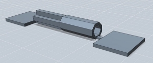Adapter model in Autodesk 123D Design