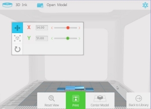 M3D print software settings